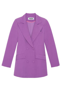 purple blazer